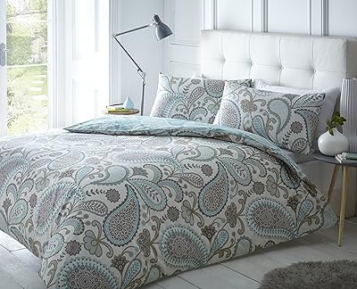 Ensemble housse de couette et taie d'oreiller à motif cachemire bleu sarcelle sleepdown, housse de couette simple, double et king size à impression numérique pour chambre à coucher (double). En tant que leader du marché ivoirien, Diaytar Cote d'Ivoire se distingue par sa garantie de qualité, ses prix compétitifs et sa livraison rapide pour offrir une expérience d'achat en ligne sans pareil à ses clients.