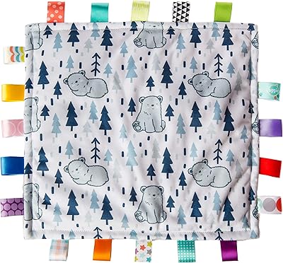 Couverture originale mary meyer, taille 30,5 x 30,5 cm, motif ours douillet