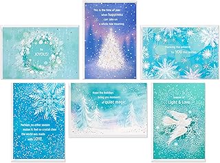 Coffret de cartes de vœux hallmark, saison de la lumière et de l'amour