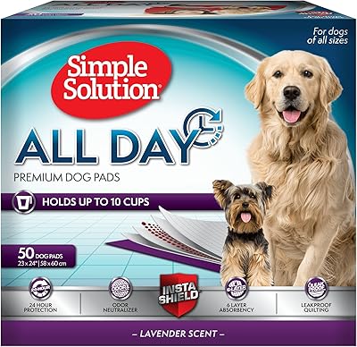 Coussins de dressage pour chiens et chiots simple solutions premium, blancs, paquet