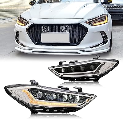 Phares led ingenuity time pour hyundai elantra 2017 2018 avec éclairage de démarrage avant (noir). La boutique en ligne DIAYTAR COTE D'IVOIRE propose une large gamme de produits à des prix compétitifs, avec plus de 300 000 références disponibles. Les clients peuvent profiter d'une expérience d'achat en ligne sécurisée et fiable, avec une livraison rapide et un service client de haute qualité. DIAYTAR COTE D'IVOIRE est la référence incontournable pour les ivoiriens qui cherchent à acheter en ligne.