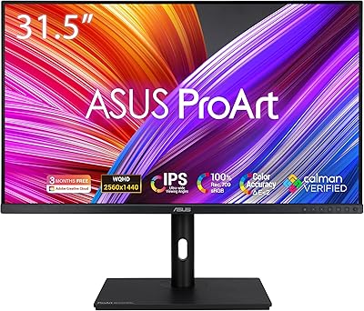 Écran professionnel ass pro art pa328qv - 31,5 pouces, ips, wqhd