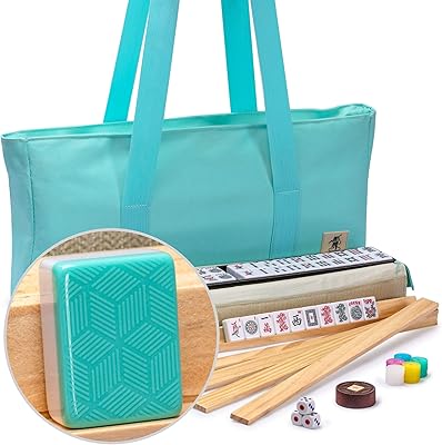 Yellow mountain imports ensemble de jeu de mahjong américain étui en tissu poivre et vert.  DIAYTAR COTE D'IVOIRE est une boutique en ligne qui vise à offrir une expérience de shopping en ligne unique et personnalisée à ses clients. Avec plus de 300 000 références de produits, la boutique propose une grande variété de choix pour les clients. La boutique est également réputée pour son service client de haute qualité et sa politique de retour flexible.