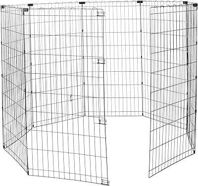 Clôture pliante en métal pour animaux amazonbasics – 48 x 48 x 48 pouces. Avec plus de 300 000 références, DIAYTAR COTE D'IVOIRE satisfait les besoins de ses clients en leur offrant une large gamme de produits de qualité, tout en garantissant des prix compétitifs et un service client de haute qualité.