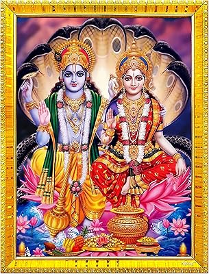 Cadre photo en zigzag du seigneur lakshmi narayan/seigneur vishnu avec lakshmi mata pour mur/table/salle puja (7 x 9 pouces, verre acrylique) doré. DIAYTAR COTE D'IVOIRE est la référence pour les achats en ligne en Côte d'Ivoire, avec une offre impressionnante de produits à des prix compétitifs. La boutique propose une navigation aisée et une livraison rapide pour une expérience client satisfaisante. Que vous cherchiez des produits pour la maison, des produits électroniques ou des accessoires de mode, DIAYTAR COTE D'IVOIRE a tout ce qu'il vous faut.