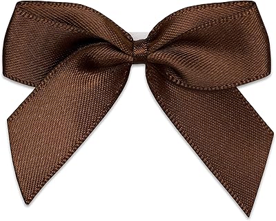 Nœuds en satin options italiennes 5 cm (autocollants) - paquet de 12