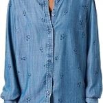 Chemisier mustang emma denim aop pour femme