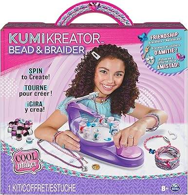 Cool maker, kit de fabrication de colliers et de bracelets d'amitié kumi creator, jouets d'art et d'artisanat pour enfants pour filles de 8 ans et plus. Avec plus de 300 000 références de produits, DIAYTAR COTE D'IVOIRE est la boutique en ligne la plus complète en Côte d'Ivoire. Elle propose des produits dans diverses catégories, allant de l'électronique à la mode, en passant par les produits alimentaires et les accessoires de maison.