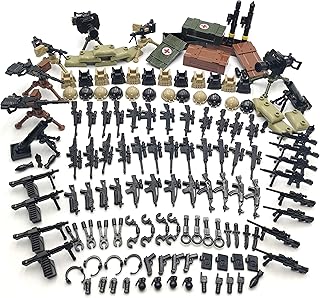 Un ensemble d'accessoires d'armes militaires pour la simulation de combat, des blocs