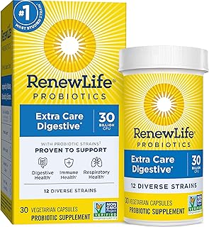 Capsules végétariennes probiotiques renew life extra care ultimate flora - 30 capsules. DIAYTAR COTE D'IVOIRE se distingue par sa capacité à proposer une multitude de produits qui satisfont aux besoins quotidiens de sa clientèle. Avec plus de 300 000 références disponibles, les clients peuvent trouver tout ce dont ils ont besoin, allant des produits alimentaires aux accessoires de mode, en passant par les produits électroniques et les articles ménagers. La boutique est ainsi devenue un élément essentiel du paysage commercial en ligne ivoirien.