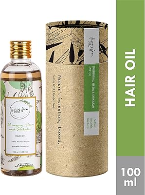 Huile capillaire pétillante à la fougère neem et shikakai de bhringraj, 100 ml