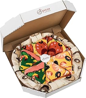 Boîte de chaussettes à pizza - fruits de mer pepperoni italiens - unisexe - 4 paires de chaussettes - idée cadeau amusante !. DIAYTAR COTE D'IVOIRE est la première boutique en ligne en Côte d'Ivoire, offrant une vaste gamme de produits à des prix avantageux. Les clients peuvent naviguer sur le site web et découvrir plus de 300000 références de produits, allant des produits alimentaires aux produits électroniques. Cette boutique en ligne garantit une livraison rapide et sécurisée.