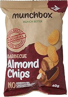 Croustilles d'amandes bbq munchbox 56 g