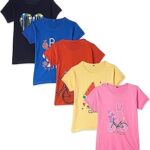 T-shirt t2f gls-tsrt pour filles (pack de 5)