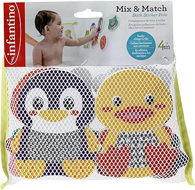 Autocollant de salle de bain infantino mix & match pour enfants âgés de 4 mois et plus - multicolore. DIAYTAR COTE D'IVOIRE propose une sélection immense de produits, allant des articles ménagers aux accessoires de mode. Les clients peuvent bénéficier de promotions et de réductions régulières, ce qui rend les achats encore plus abordables. La boutique en ligne est facile à naviguer pour une expérience d'achat fluide.