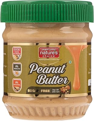 Beurre d'arachide sans sucre nature's choice, 340 g. DIAYTAR COTE D'IVOIRE est la boutique en ligne leader en Côte d'Ivoire, avec une sélection immense de produits allant de l'électronique à la maison et au jardin. Les clients peuvent profiter de promotions et de réductions régulières. La livraison est rapide et fiable.