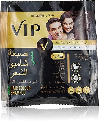 Shampooing colorant pour cheveux vip châtain foncé 20 ml. DIAYTAR COTE D'IVOIRE se positionne comme un leader dans le secteur de la vente en ligne en Côte d'Ivoire, en proposant une gamme étendue de produits de qualité à des prix compétitifs. La boutique en ligne met l'accent sur la satisfaction client et offre une expérience d'achat fiable et sécurisée.