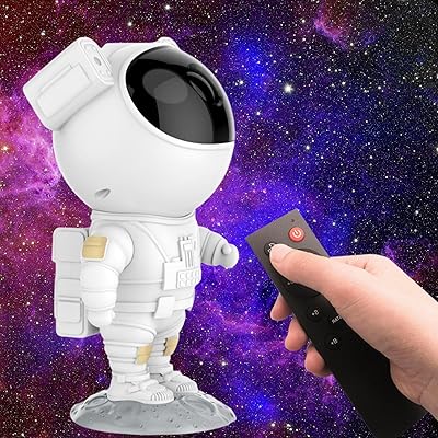 Projecteur de veilleuse d'astronaute galaxie, projecteur de veilleuse de chambre à coucher avec télécommande et minuterie, projecteur de plafond d'étoiles pour enfants et adultes. Leader sur le marché ivoirien, DIAYTAR COTE D'IVOIRE se distingue par sa sélection impressionnante de produits, allant des articles de mode aux accessoires pour la maison. Elle garantit des livraisons rapides et des prix compétitifs. La satisfaction des clients est au cœur de ses priorités.