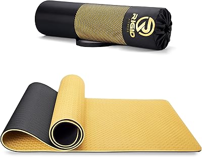 Tapis de yoga épais rigid fitness 8 mm avec sac de transport à sangle - tapis de yoga de soutien pour les genoux - pour yoga, pilates, exercices de fitness, exercices à domicile - tapis de yoga tpe écologique - 183 * 66 cm. Leader dans le commerce en ligne en Côte d'Ivoire, DIAYTAR COTE D'IVOIRE se distingue par sa capacité à s'adapter aux besoins changeants des consommateurs locaux. Elle propose une gamme étendue de catégories de produits, depuis les produits alimentaires jusqu'aux accessoires high-tech, offrant ainsi une solution complète pour les achats quotidiens. Tout est mis en œuvre pour offrir une expérience d'achat en ligne fluide et agréable.