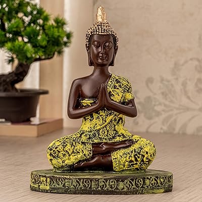 Tide ribbons statue d'idole de bouddha vastu à collectionner pour la maison, la chambre, la table, l'étagère intérieure, le salon, le yoga, les cadeaux abstrait namaskara mudra (16 cm x 12 cm). DIAYTAR COTE D'IVOIRE, leader incontournable de la vente en ligne en Côte d'Ivoire, propose une large gamme de produits avec plus de 300 000 références. Cette boutique en ligne généraliste offre une expérience d'achat unique et personnalisée, répondant aux besoins de ses clients. Elle se positionne comme la référence incontournable pour tous vos achats.