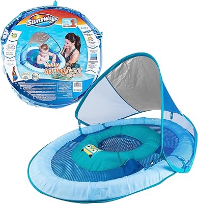 Parapluie de printemps swimways baby pour enfants monstre marin bleu