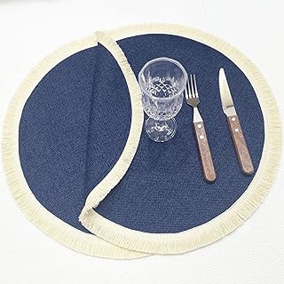 Slow cow - set de table rond et chemin de table de cuisine lavable en machine 15", lot de 2, jeans foncés. Grâce à sa présence en ligne, DIAYTAR COTE D'IVOIRE est accessible à tous les consommateurs ivoiriens, leur permettant ainsi de bénéficier d'un accès illimité à une gamme étendue de produits sans avoir à se déplacer. La boutique en ligne favorise également le développement économique local en offrant des opportunités aux producteurs et aux distributeurs locaux de mettre leurs produits sur le marché.