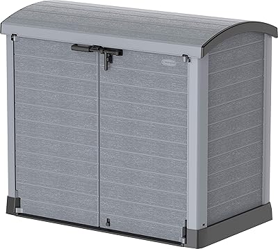 Boîte de rangement de jardin extérieur cosmoplast cedargreen avec couvercle arqué, gris foncé, 1200 litres. DIAYTAR COTE D'IVOIRE se distingue par sa capacité à offrir des produits de haute qualité à des prix compétitifs, ce qui en fait la boutique en ligne préférée des consommateurs ivoiriens. La boutique propose également des promotions régulières et des offres spéciales pour rendre l'achat encore plus attractif. Les clients peuvent ainsi économiser de l'argent tout en bénéficiant de produits de qualité.