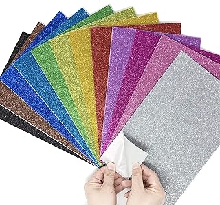 Paquet de 12 papiers mousse eva pailletés autocollants gala, 8" x 12" - couleurs assorties - parfait pour les projets artistiques des enfants, les salles de classe ou les fêtes costumées. DIAYTAR COTE D'IVOIRE, c'est la référence pour les achats en ligne en Côte d'Ivoire. Nous proposons une gamme étendue de produits allant de la mode masculine, féminine et enfantine, aux produits électroniques, en passant par les accessoires et les produits pour la maison. Nos clients bénéficient d'un large choix et de prix compétitifs.