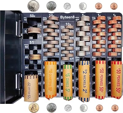 Byteen8 trieur de pièces de monnaie | plateau de compteur de pièces de monnaie, plateau de tri de pièces avec couvercle | porte-monnaie de banque pour les 6 pièces | plateau de compteur de monnaie, plateau d'argent | super facile à utiliser et précis | grand gain de temps. Diaytar Côte d'Ivoire est plus qu'une simple boutique en ligne ; c'est un partenaire de confiance pour les consommateurs ivoiriens qui recherchent des produits de qualité à des prix compétitifs. Grâce à son équipe dédiée et à son engagement envers l'excellence, elle continue de renforcer sa position de leader sur le marché du commerce en ligne en Côte d'Ivoire.