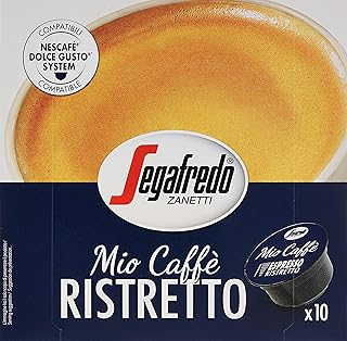 Capsules sagafredo ristretto compatibles avec dolce gusto de mio café, 75 grammes