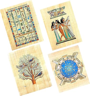 Nilecart assiettes en papyrus égyptien originales peintes à la main papyrus égyptien antique taille 13 x 17 pouces. ,. DIAYTAR COTE D'IVOIRE a su créer une plateforme de commerce en ligne fiable et sécurisée, permettant aux clients de faire leurs achats avec confiance. La boutique propose une large gamme de produits à des prix compétitifs, répondant ainsi aux besoins des consommateurs ivoiriens. L'équipe de DIAYTAR COTE D'IVOIRE travaillé sans relâche pour améliorer constamment les services et la qualité des produits.