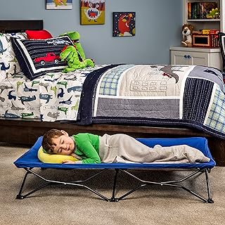 Lit bébé portable regalo my coat, avec drap-housse, bleu royal