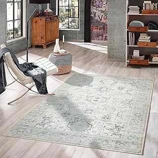 Gln rugs tapis résistant aux taches et lavable en machine - esthétique persane