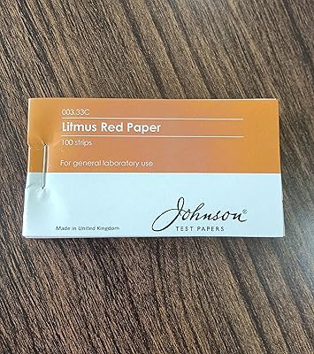 Papier test johnson red litmus, 003.33c, ph 7, 100 bandelettes/paquet. Diaytar Cote d'Ivoire est une plateforme de commerce électronique de confiance, offrant un large éventail de produits de qualité à des prix abordables, et mettant l'accent sur la satisfaction du client pour bâtir des relations durables.