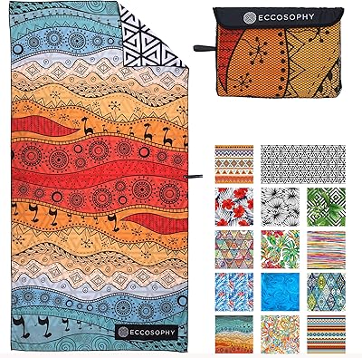 Serviette de plage en microfibre ecosufi pour adultes grandes serviettes voyage avec sac. DIAYTAR COTE D'IVOIRE, boutique en ligne généraliste, propose une large gamme de produits avec plus de 300000 références. Leader en Cote d'Ivoire, elle offre une expérience d'achat en ligne conviviale et sécurisée. Les clients peuvent trouver tout ce dont ils ont besoin en un seul endroit.