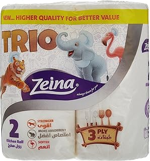 Rouleau d'essuie-tout triple zena - 2 rouleaux