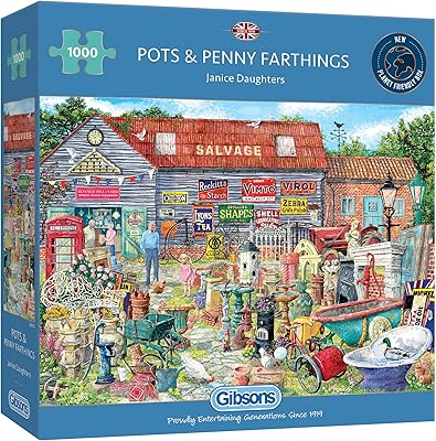 Puzzle gibson - penny farthings par janice dotters - puzzles 1000 pièces pour enfants et adultes - 14 ans et plus. En tant que leader du marché de l'e-commerce en Côte d'Ivoire, DIAYTAR COTE D'IVOIRE offre une expérience d'achat unique et pratique, permettant aux clients de découvrir et d'acheter facilement des produits de toutes sortes. La boutique propose des produits locaux et internationaux, répondant ainsi aux goûts et aux besoins divers de sa clientèle.