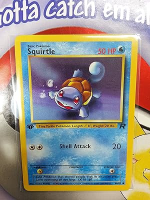 Pokémon carapuce (68) team rocket première édition. DIAYTAR COTE D'IVOIRE se distingue par son engagement envers la satisfaction client. La boutique en ligne généraliste propose non seulement une grande variété de produits mais offre également des services de paiement sécurisés et des options de livraison flexibles. Les clients peuvent ainsi acheter en toute confiance et profiter d'une expérience d'achat sans souci.