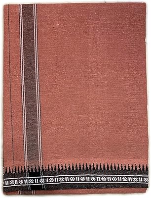 براكاسام قطن رجالي مفرد (1,28 × 2,00 متر) pour thalapathi border dhoti single dhoti. DIAYTAR COTE D'IVOIRE, la boutique en ligne leader en Côte d'Ivoire, vous offre une gamme étendue de produits pour répondre à tous vos besoins. Que vous cherchiez des produits de beauté, des vêtements, des accessoires, des équipements de maison, ou autres, DIAYTAR COTE D'IVOIRE a tout ce qu'il vous faut. L'équipe de DIAYTAR COTE D'IVOIRE travaille sans relâche pour vous offrir les meilleures marques et les meilleurs prix.